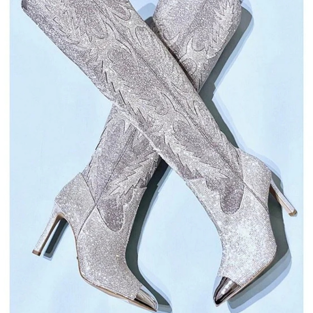 Giani Bini "Tiktok" 20th anniversary Western Rhinestone Boots